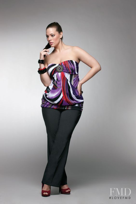 Ashley Graham featured in  the Addition Elle lookbook for Autumn/Winter 2011