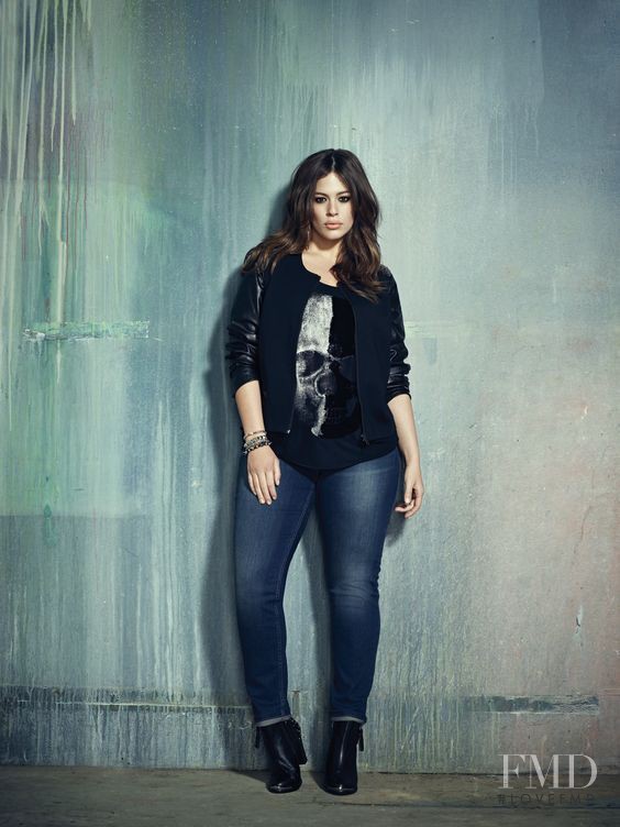 Ashley Graham featured in  the Addition Elle lookbook for Autumn/Winter 2013