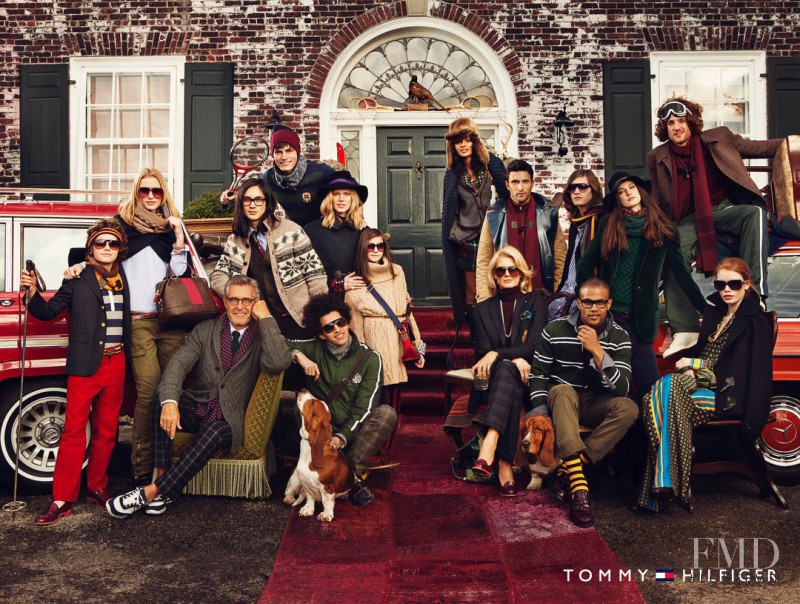 Emily Baker featured in  the Tommy Hilfiger advertisement for Autumn/Winter 2011