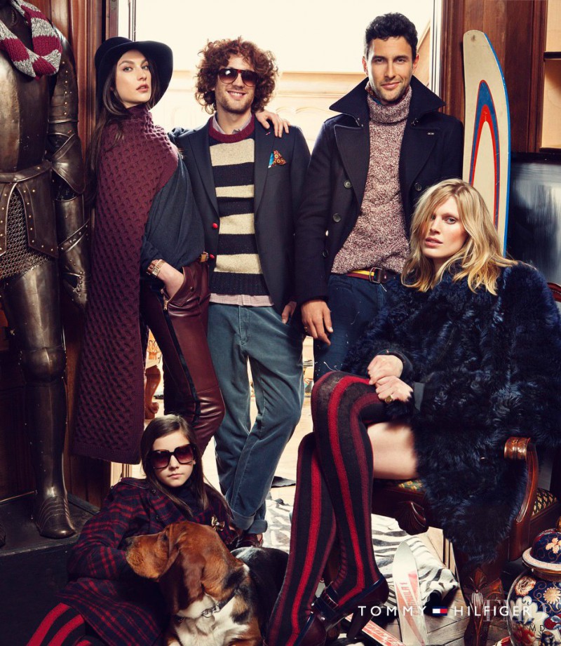 Iselin Steiro featured in  the Tommy Hilfiger advertisement for Autumn/Winter 2011