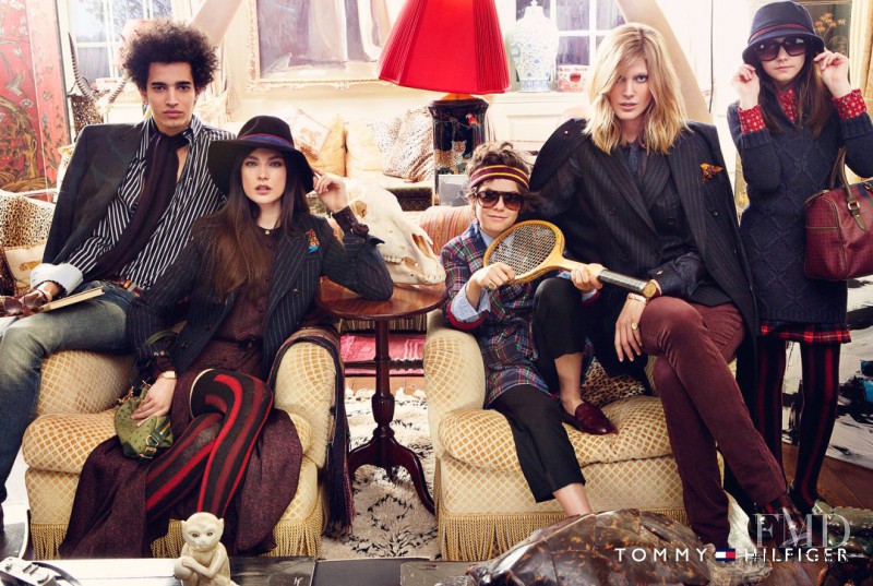 Iselin Steiro featured in  the Tommy Hilfiger advertisement for Autumn/Winter 2011