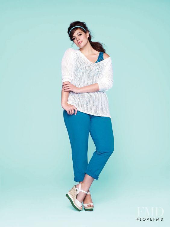 Ashley Graham featured in  the Addition Elle lookbook for Spring/Summer 2014