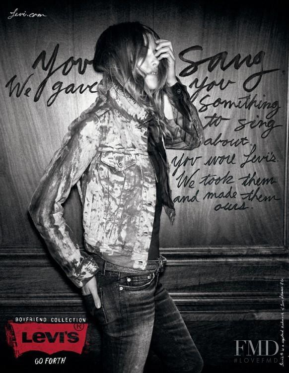 Ashley Smith featured in  the Levi’s Levi\'s Boyfriend Collection advertisement for Autumn/Winter 2010