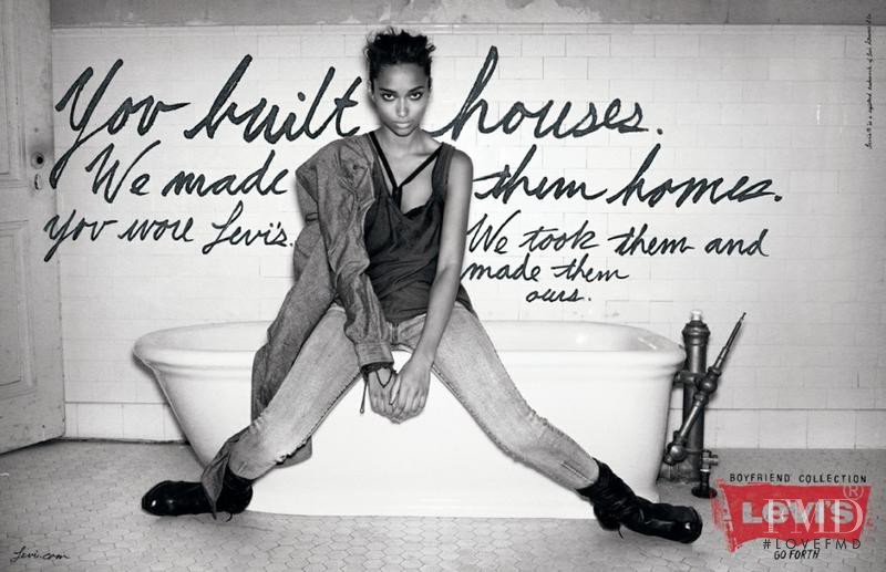 Anais Mali featured in  the Levi’s Levi\'s Boyfriend Collection advertisement for Autumn/Winter 2010