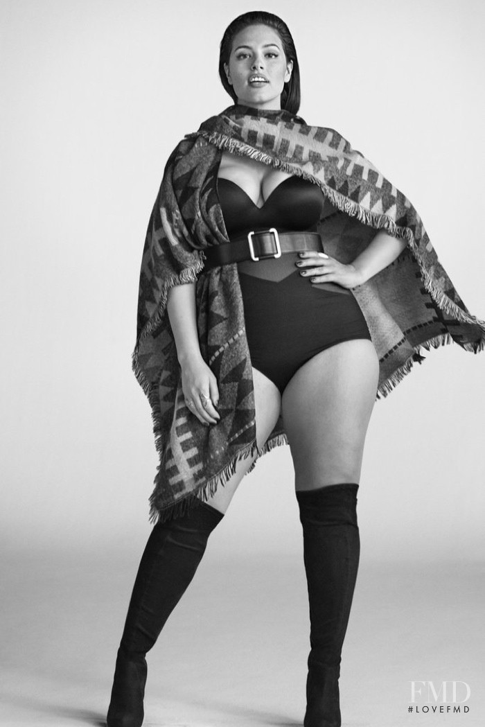 Ashley Graham featured in  the Lane Bryant advertisement for Autumn/Winter 2015