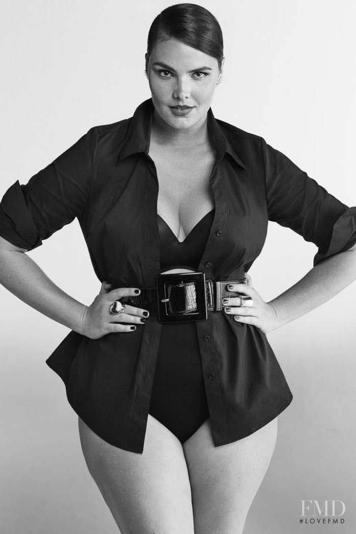 Candice Huffine featured in  the Lane Bryant advertisement for Autumn/Winter 2015