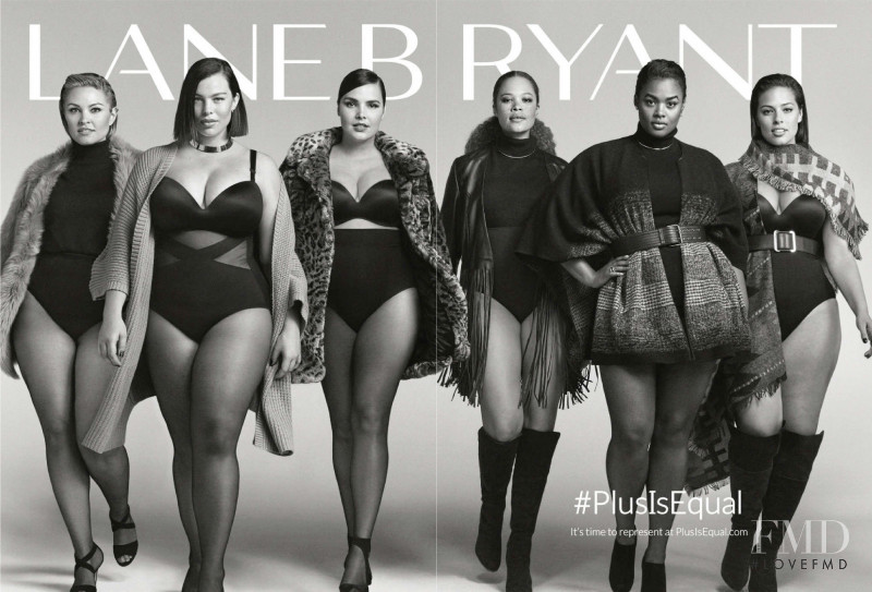 Ashley Graham featured in  the Lane Bryant advertisement for Autumn/Winter 2015