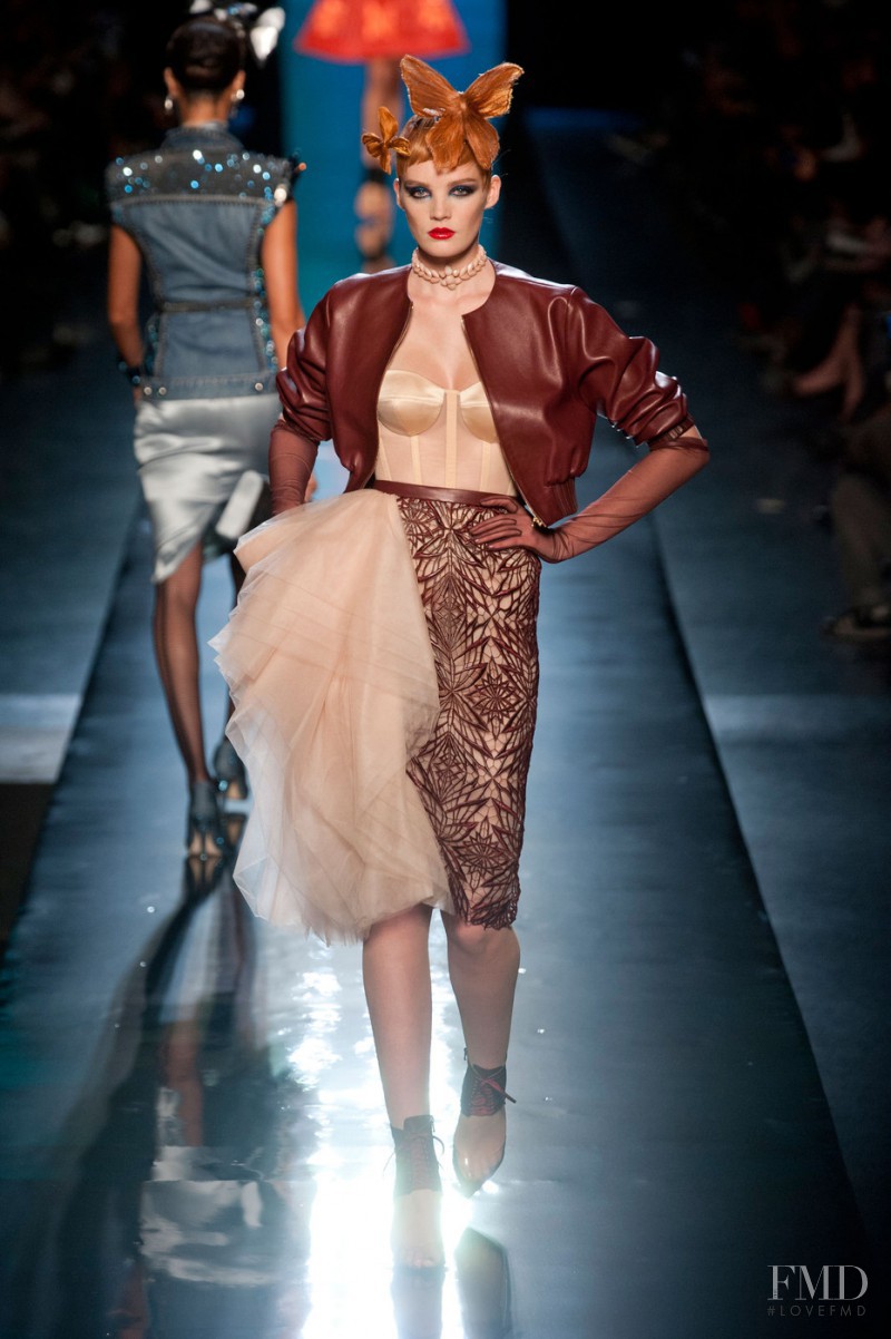Alexina Graham featured in  the Jean Paul Gaultier Haute Couture fashion show for Spring/Summer 2014