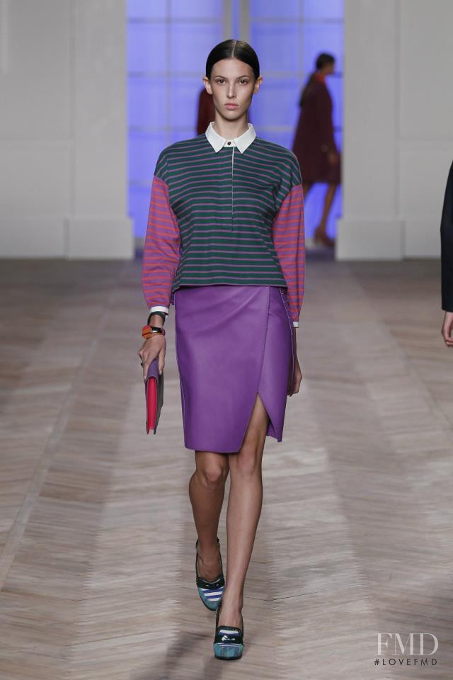 Ruby Aldridge featured in  the Tommy Hilfiger fashion show for Spring/Summer 2012