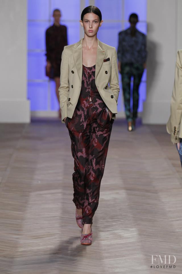 Ruby Aldridge featured in  the Tommy Hilfiger fashion show for Spring/Summer 2012