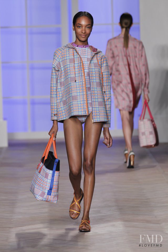 Jourdan Dunn featured in  the Tommy Hilfiger fashion show for Spring/Summer 2012