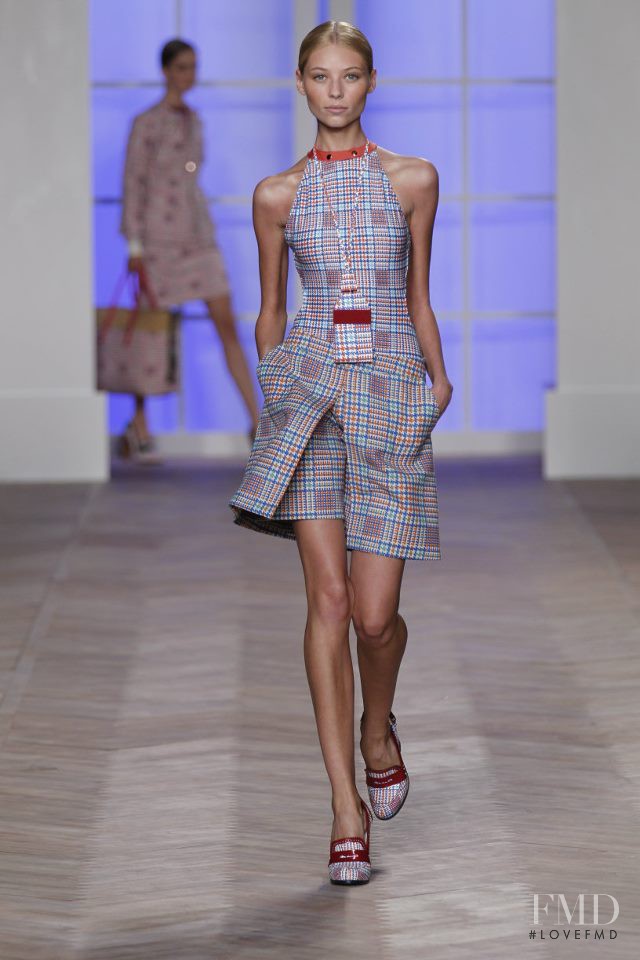 Vika Falileeva featured in  the Tommy Hilfiger fashion show for Spring/Summer 2012