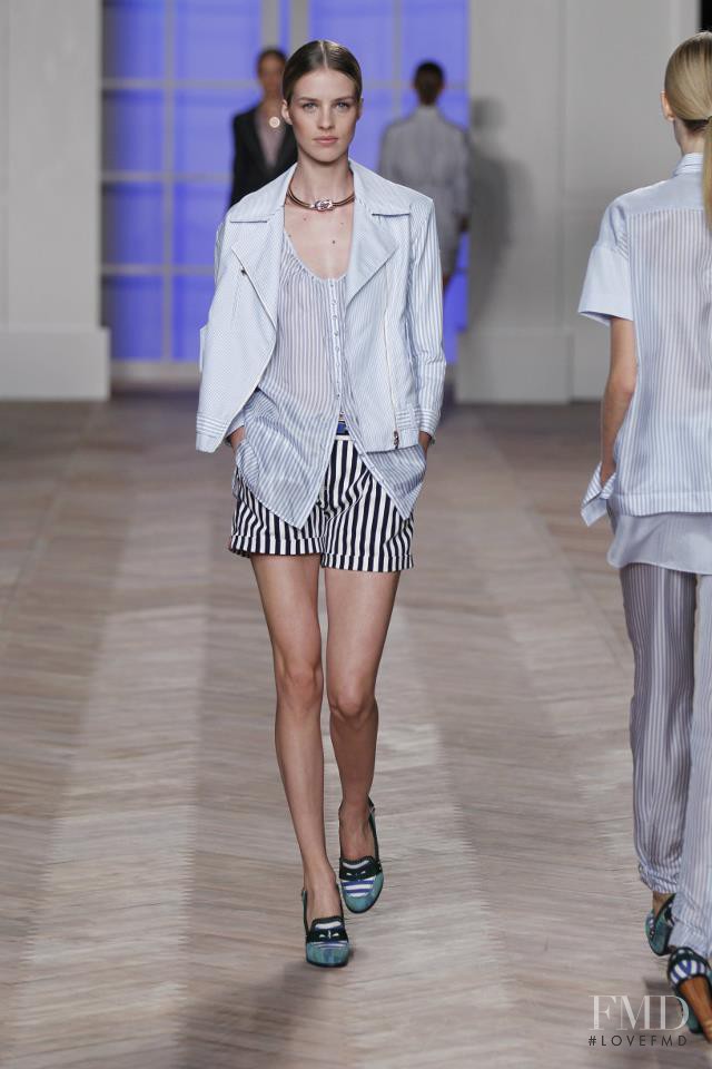 Julia Frauche featured in  the Tommy Hilfiger fashion show for Spring/Summer 2012