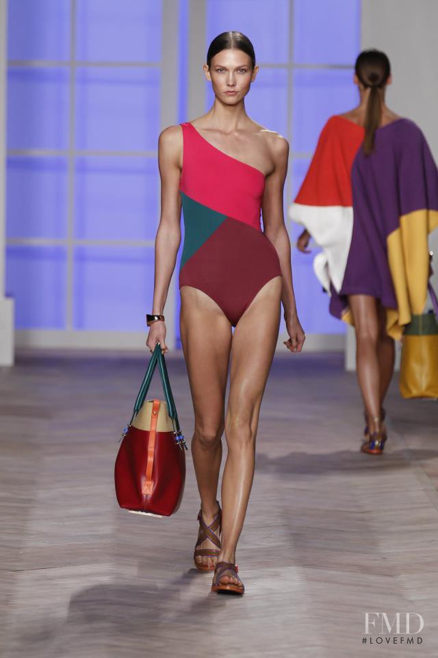 Karlie Kloss featured in  the Tommy Hilfiger fashion show for Spring/Summer 2012