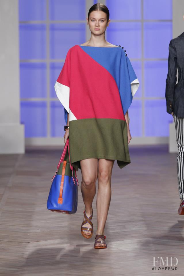 Monika Jagaciak featured in  the Tommy Hilfiger fashion show for Spring/Summer 2012