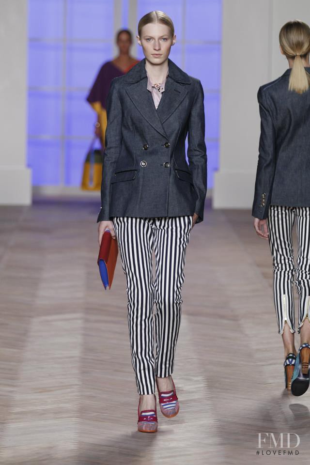 Julia Nobis featured in  the Tommy Hilfiger fashion show for Spring/Summer 2012