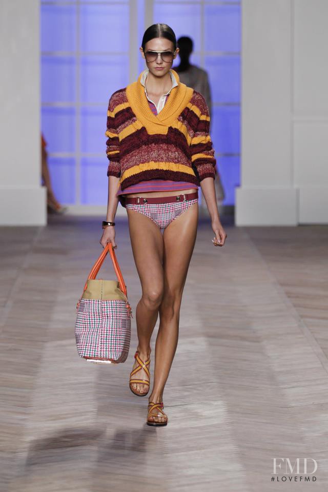 Karlie Kloss featured in  the Tommy Hilfiger fashion show for Spring/Summer 2012