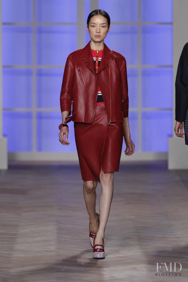 Fei Fei Sun featured in  the Tommy Hilfiger fashion show for Spring/Summer 2012