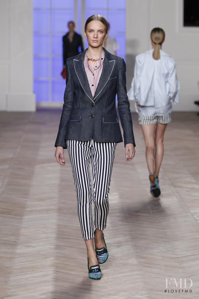 Daria Strokous featured in  the Tommy Hilfiger fashion show for Spring/Summer 2012