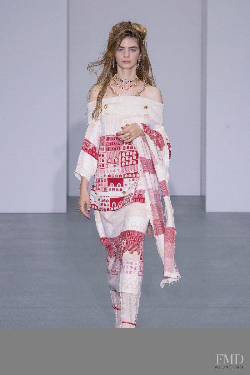 Indigo Hanlon featured in  the Ryan Lo fashion show for Spring/Summer 2016