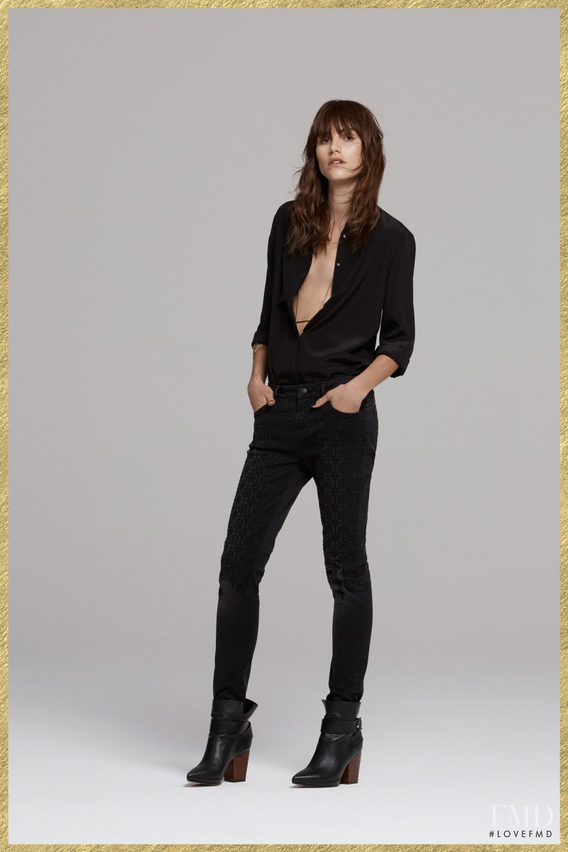 Langley Fox Hemingway featured in  the Sass & Bide fashion show for Pre-Fall 2015