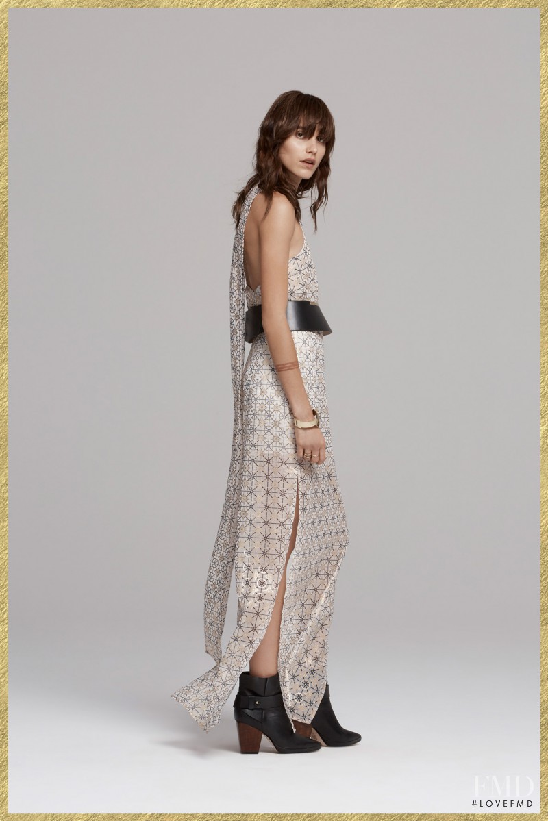 Langley Fox Hemingway featured in  the Sass & Bide fashion show for Pre-Fall 2015