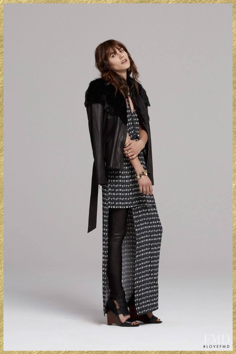 Langley Fox Hemingway featured in  the Sass & Bide fashion show for Pre-Fall 2015