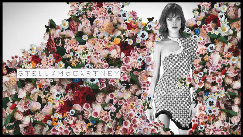 Natalia Vodianova featured in  the Stella McCartney advertisement for Spring/Summer 2012