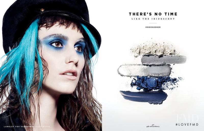 Langley Fox Hemingway featured in  the SEPHORA advertisement for Holiday 2012