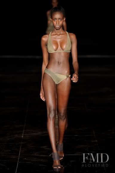Viviane Oliveira featured in  the Lenny fashion show for Spring/Summer 2011