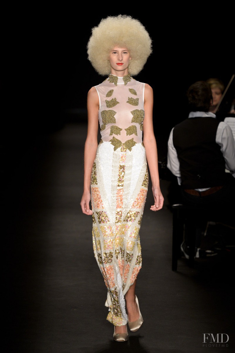 Patricia Muller featured in  the Fause Haten fashion show for Spring/Summer 2013
