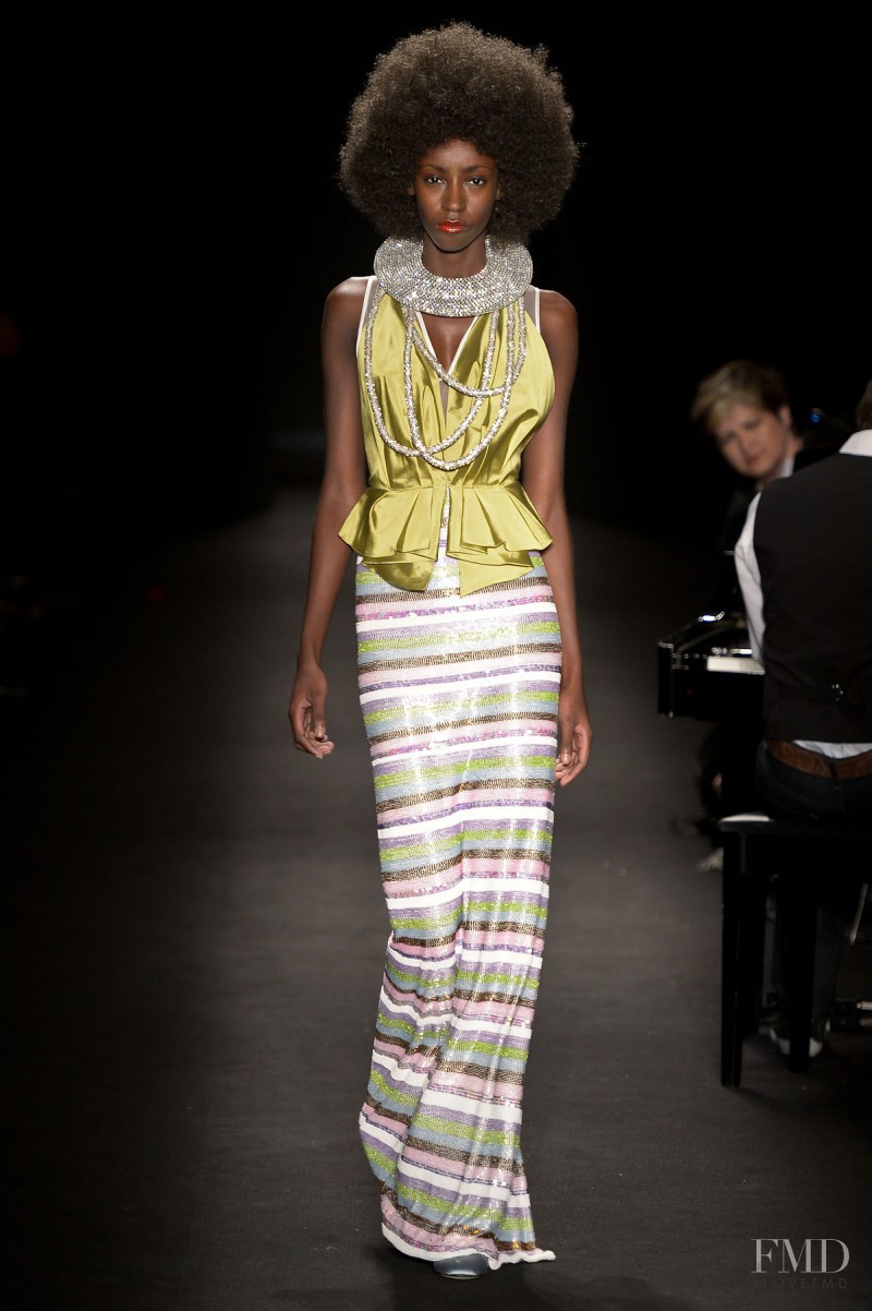 Viviane Oliveira featured in  the Fause Haten fashion show for Spring/Summer 2013