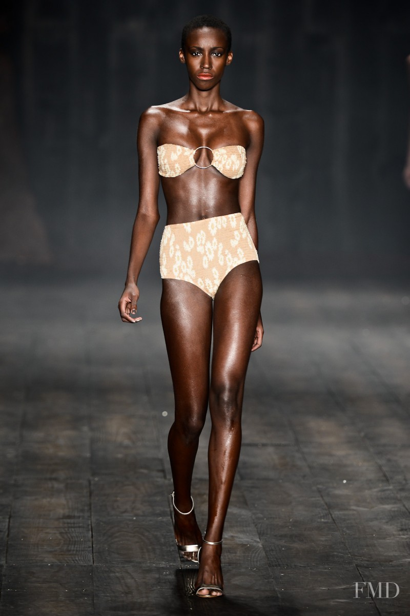 Viviane Oliveira featured in  the Adriana Degreas fashion show for Spring/Summer 2013