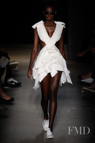 Viviane Oliveira featured in  the Melk Z Da fashion show for Spring/Summer 2011