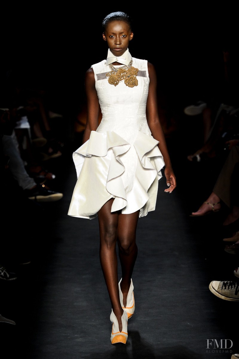 Viviane Oliveira featured in  the Melk Z Da fashion show for Autumn/Winter 2012