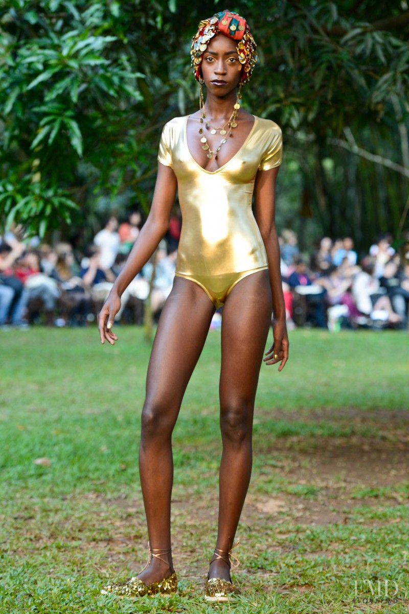 Viviane Oliveira featured in  the Neon fashion show for Spring/Summer 2013