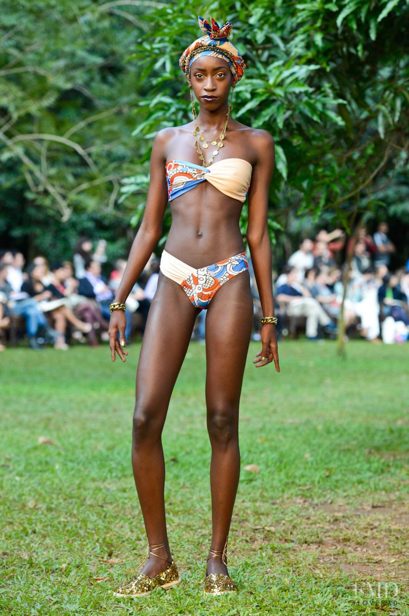 Viviane Oliveira featured in  the Neon fashion show for Spring/Summer 2013