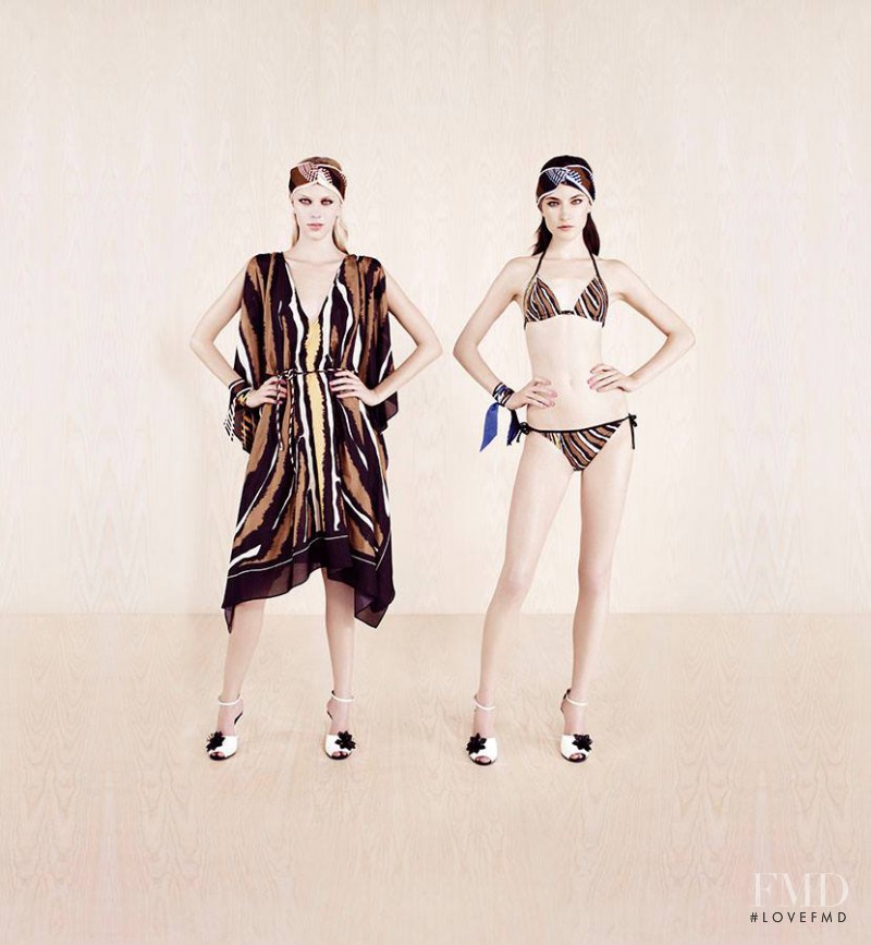 Jacquelyn Jablonski featured in  the Fendi Beachwear fashion show for Resort 2014