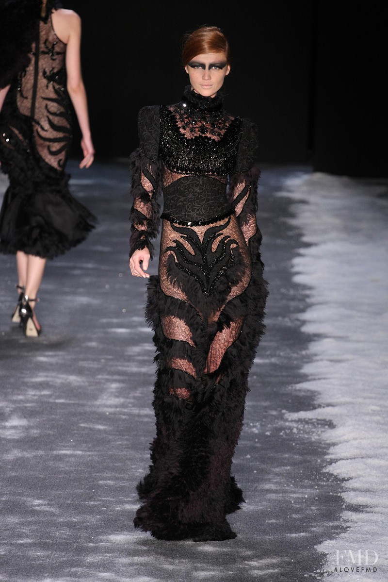 Cintia Dicker featured in  the Samuel Cirnansck fashion show for Autumn/Winter 2012