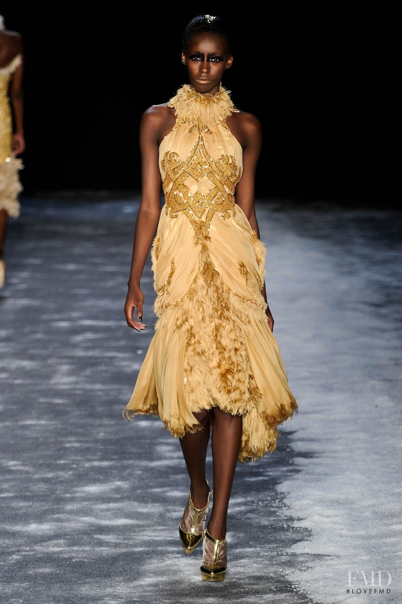 Viviane Oliveira featured in  the Samuel Cirnansck fashion show for Autumn/Winter 2012