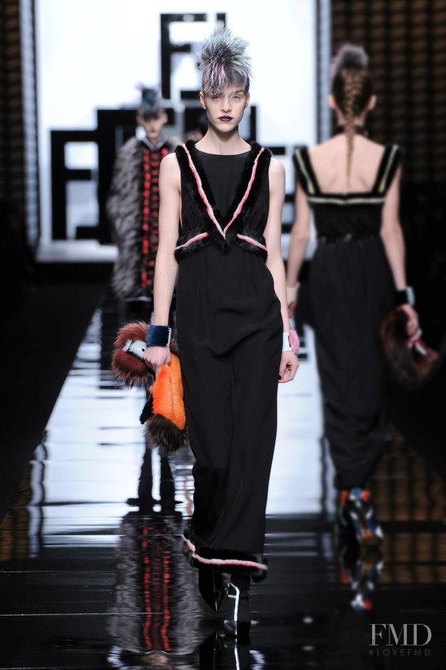 Hedvig Palm featured in  the Fendi fashion show for Autumn/Winter 2013