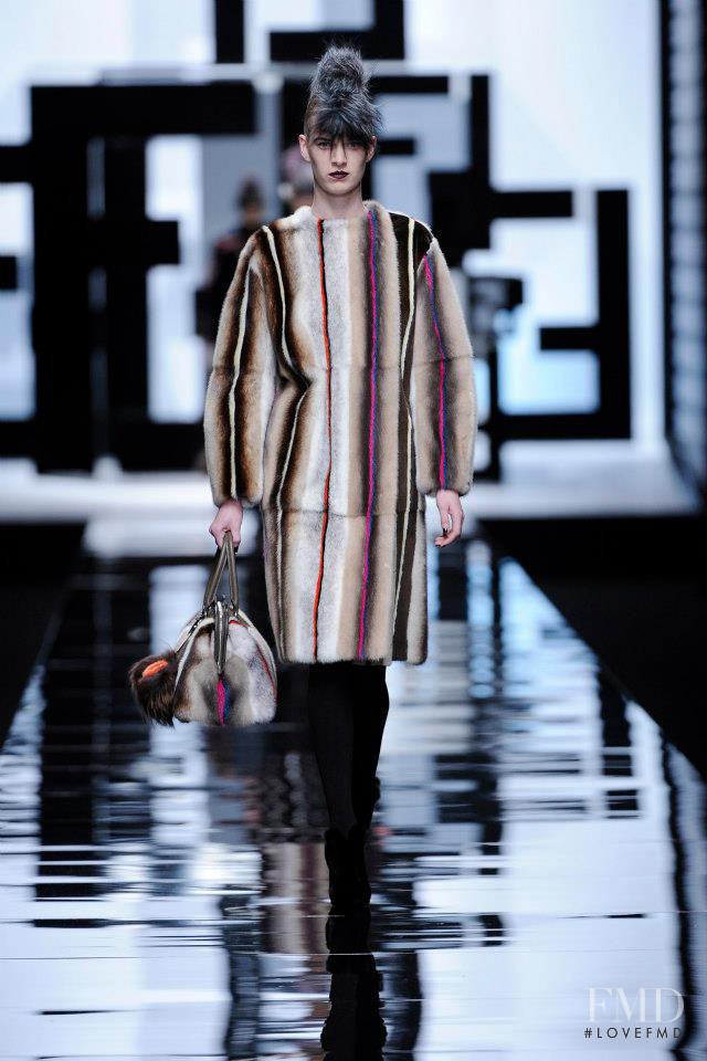 Ashleigh Good featured in  the Fendi fashion show for Autumn/Winter 2013