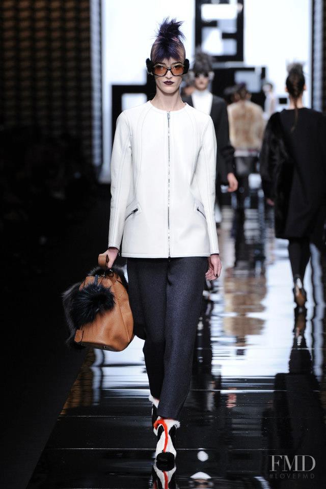 Lula Osterdahl featured in  the Fendi fashion show for Autumn/Winter 2013