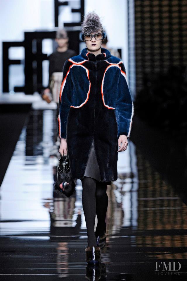Maria Bradley featured in  the Fendi fashion show for Autumn/Winter 2013