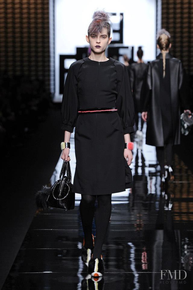 Kel Markey featured in  the Fendi fashion show for Autumn/Winter 2013