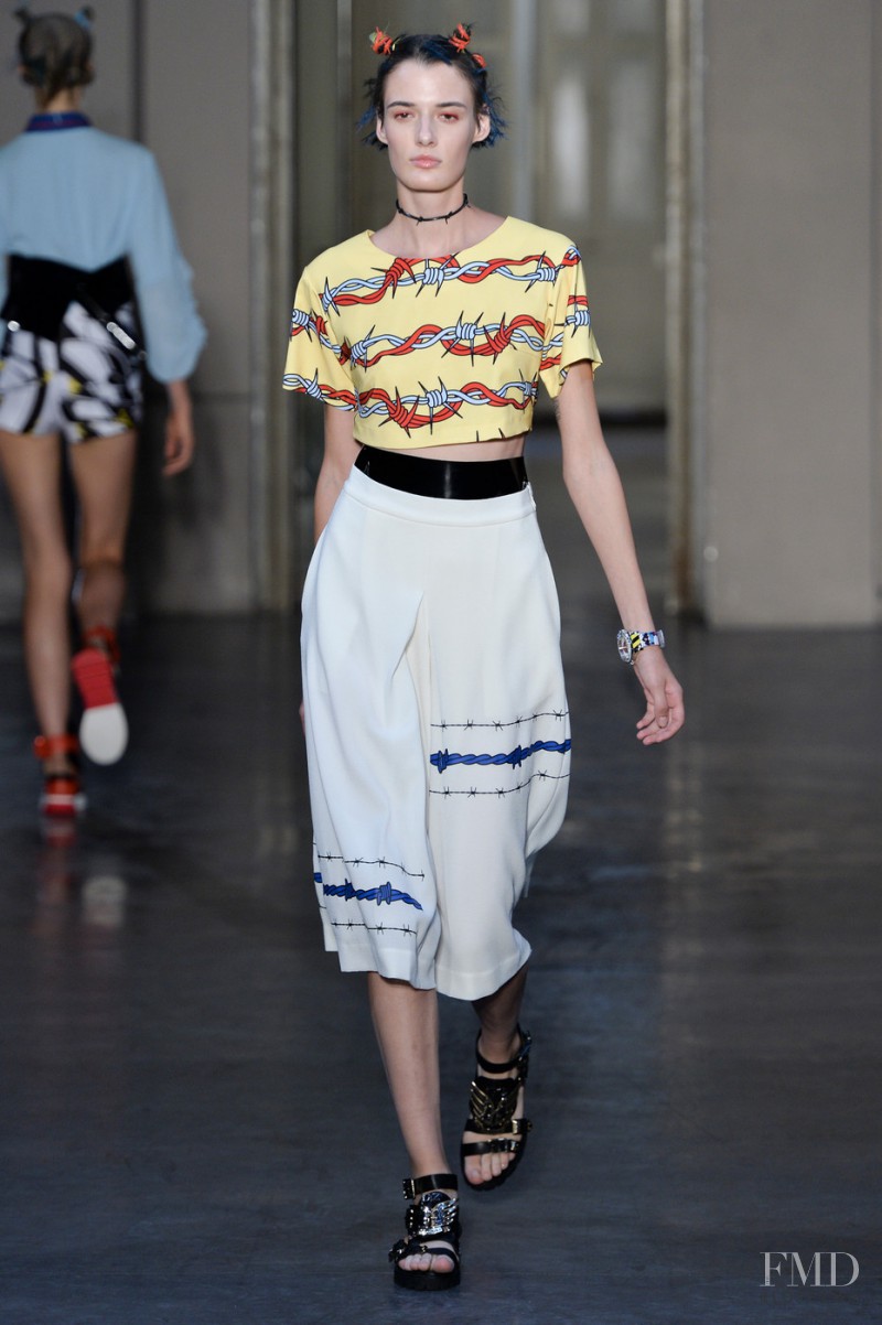 Marfa Zoe Manakh featured in  the Ground Zero fashion show for Spring/Summer 2015
