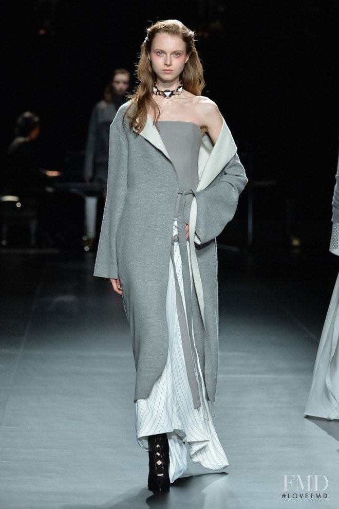 Elina Nikitina featured in  the ADEAM fashion show for Autumn/Winter 2016