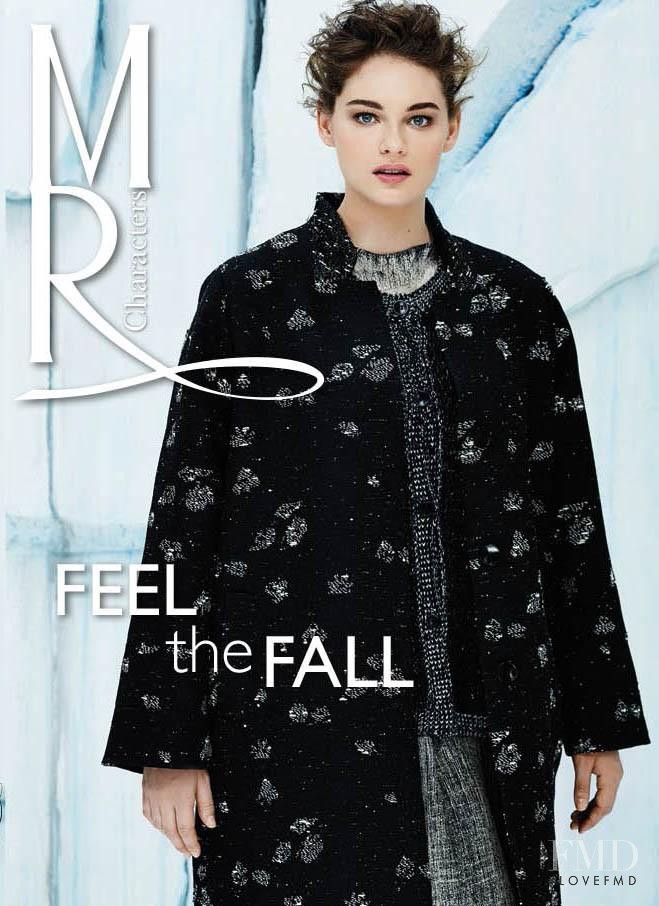 Jennie Runk featured in  the Marina Rinaldi advertisement for Autumn/Winter 2014