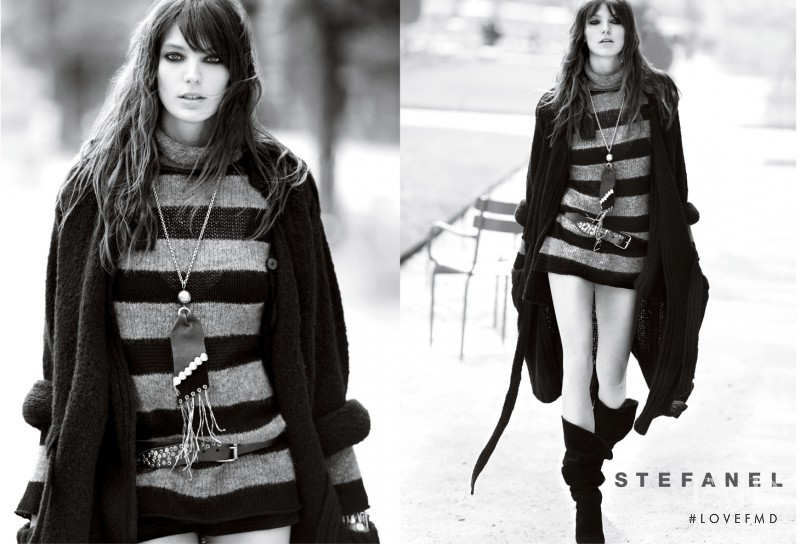 Daria Werbowy featured in  the Stefanel advertisement for Autumn/Winter 2010