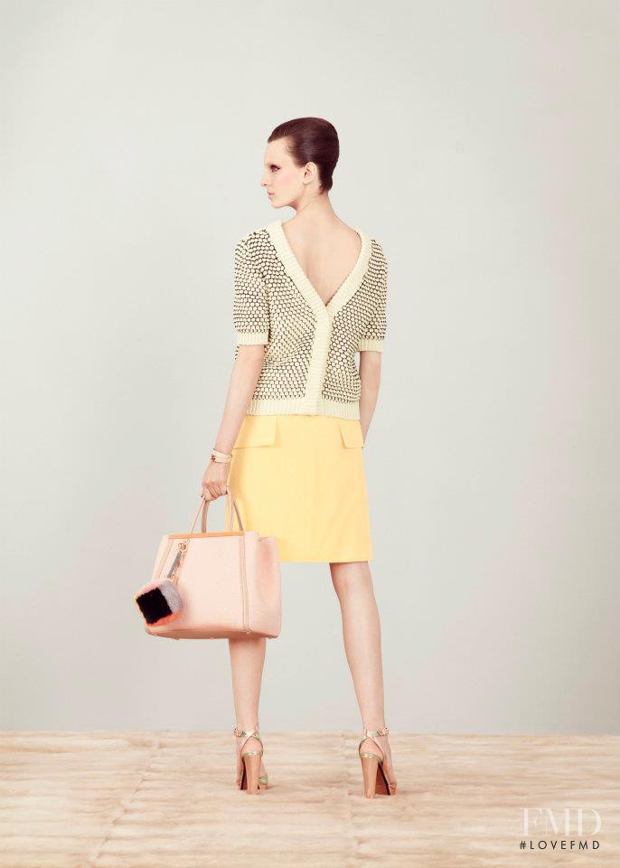 Erjona Ala featured in  the Fendi fashion show for Resort 2013